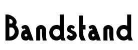 Bandstand Font Image