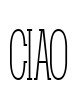 Ciao Font Image