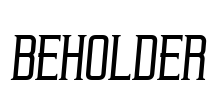 Beholder Font Image