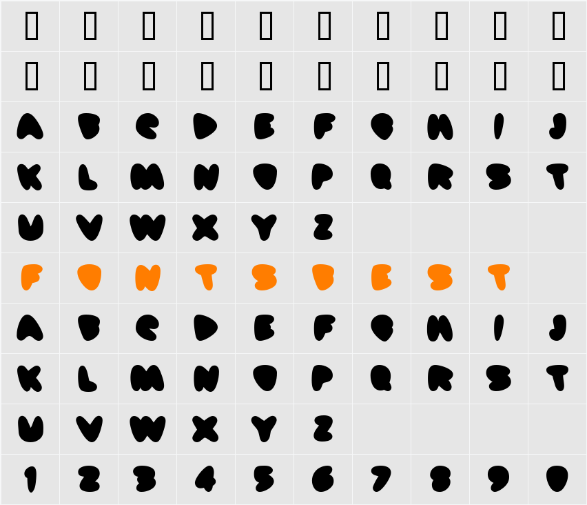 JI-Mapper Character Map
