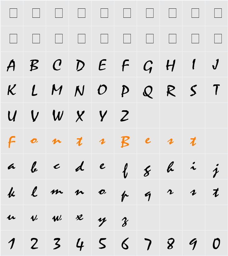 Mystic Wide Character Map