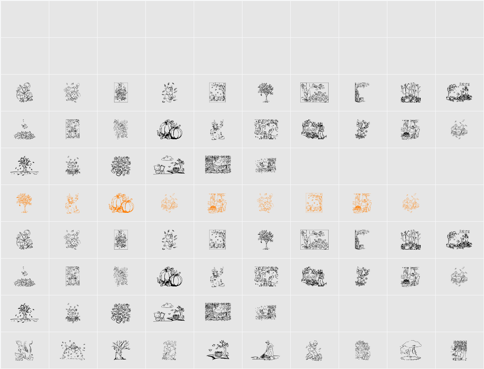 Autumm Character Map