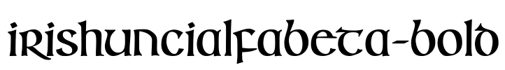 IrishUncialfabeta-Bold Font Image