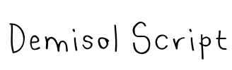 Demisol Script Font Image
