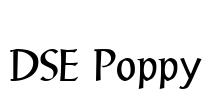 DSE Poppy Font Image