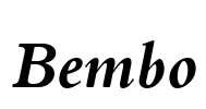 Bembo Font Image