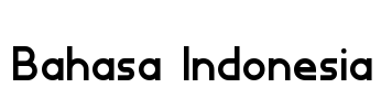 Bahasa Indonesia Font Image