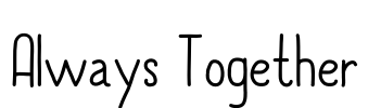 Always Together Font Image