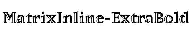 MatrixInline-ExtraBold