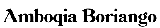 Amboqia Boriango Font Image