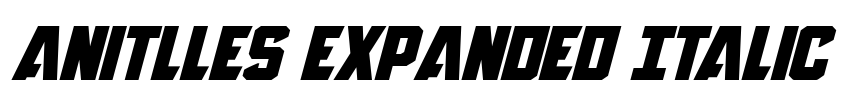 Anitlles Expanded Italic