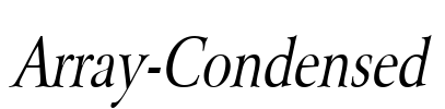 Array-Condensed