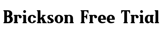 Brickson Free Trial