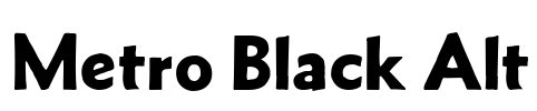 Metro Black Alt