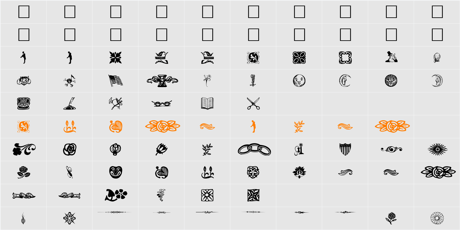 Davys Character Map