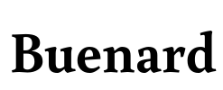 Buenard Font Image