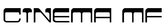 Cinema MF Font Image