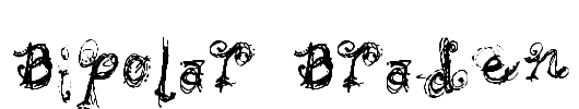 Bipolar Braden Font Image