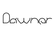 Dawner Font Image