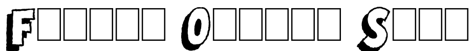 Famous Oldies Shad Font Image