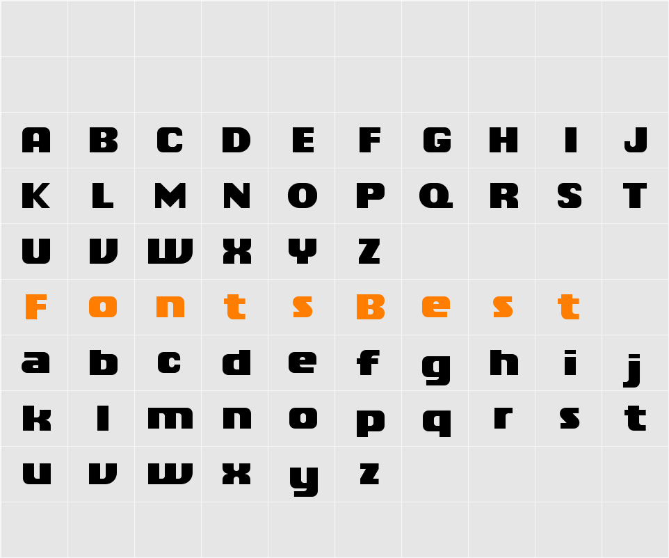 Chiq Reduced Character Map