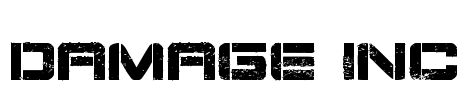 Damage Inc Font Image