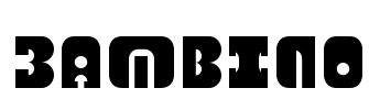 Bambino Font Image