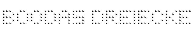 BOODAS DREIECKE Font Image
