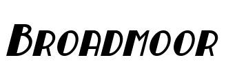 Broadmoor Font Image