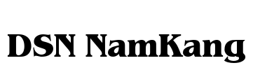 DSN NamKang Font Image