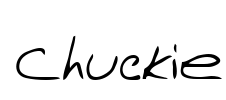 Chuckie Font Image