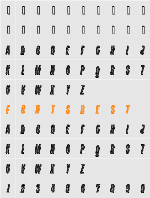 Containment Full Character Map