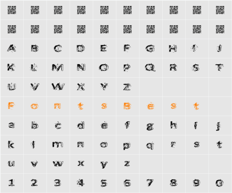 ArtBang Character Map