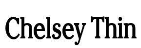 Chelsey Thin Font Image