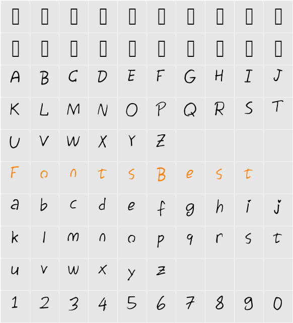 Egg Character Map