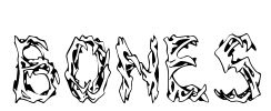 BONES Font Image