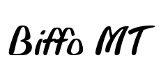 Biffo MT Font Image