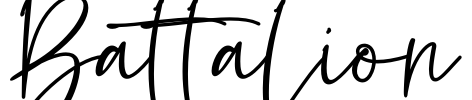 Battalion Font Image
