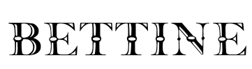 BETTINE Font Image