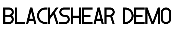 Blackshear Demo Font Image