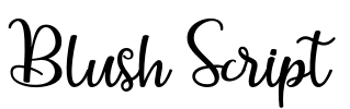 Blush Script
