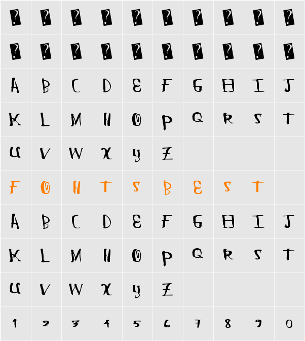 ChungFlew Character Map