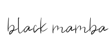black mamba