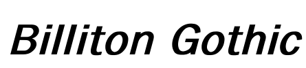 Billiton Gothic