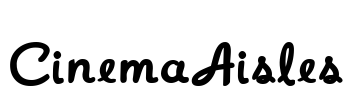 CinemaAisles Font Image