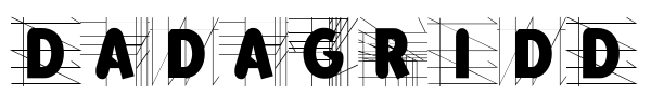 DadaGridD Font Image