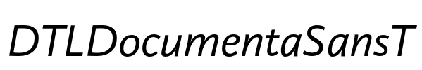 DTLDocumentaSansT