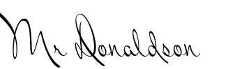Mr Donaldson