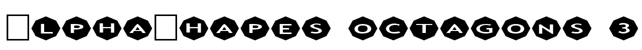 AlphaShapes octagons 3