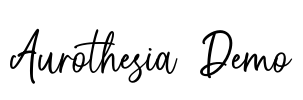 Aurothesia Demo Font Image